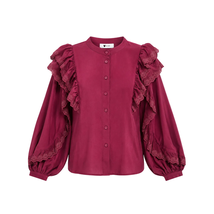 V by Very - Broderie Ruffle Sleeve Shirt (18)