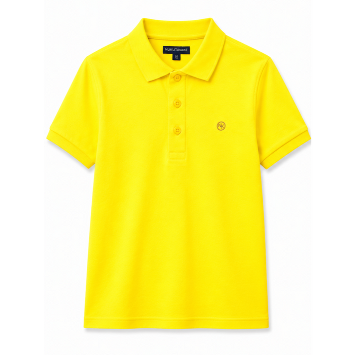 Mayoral - Big Boys Nukutavake Yellow Polo Shirt