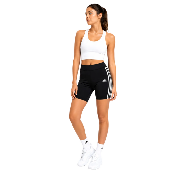Adidas - 3 Stripes Biker Shorts (Extra Small)