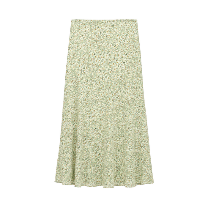 Mango - Belle Floral Elasticated Waist Midi Skirt (XXS-XS)