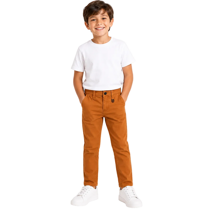 Mayoral - Little Boys Chino Pants Ginger Color