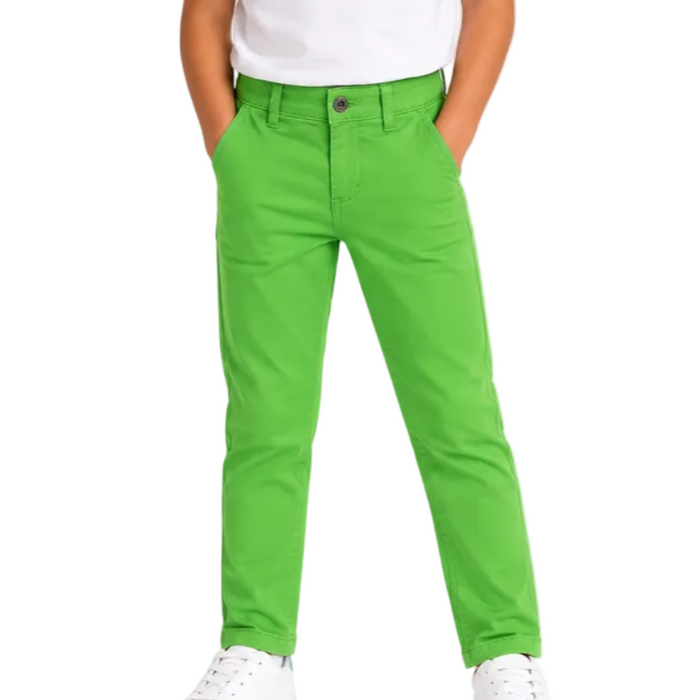 Mayoral - Little Boys Chino Pants Apple Green Color