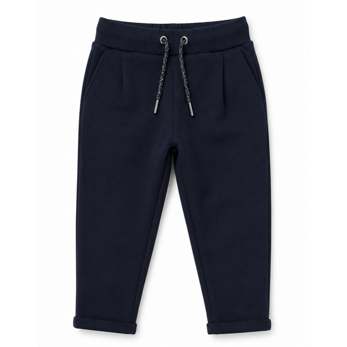 Mayoral - Little Girls Drawstring Jogging Pants Navy Blue