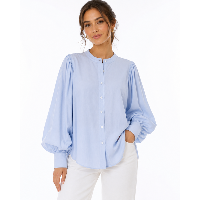 V by Very - Batwing Sleeve Button Blouse