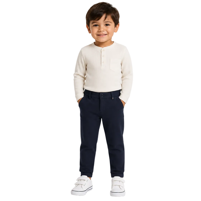 Mayoral - Little Boys Chino Tailoring Pants Navy Blue