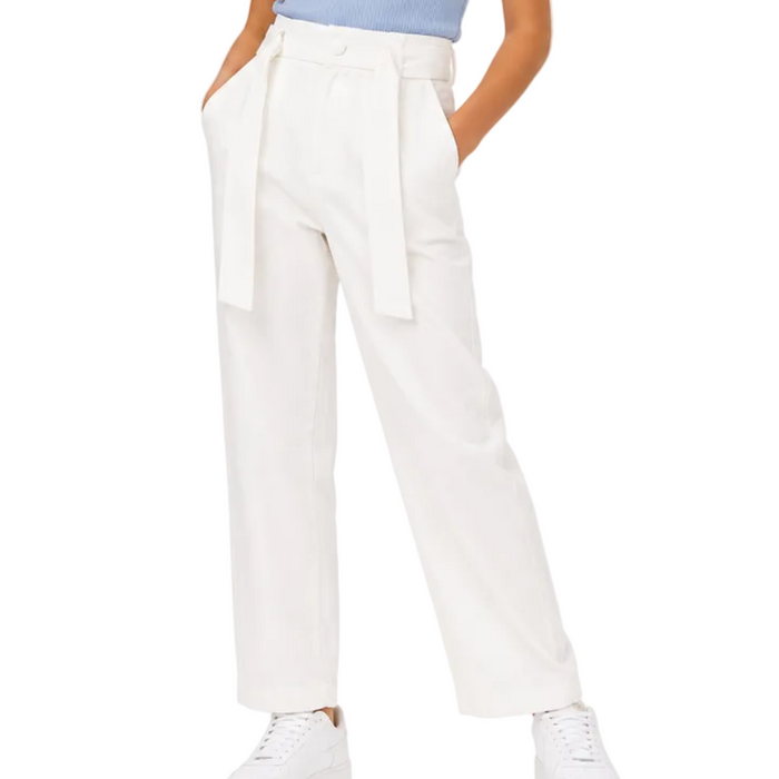 Mayoral - Big Girls White Pants Trousers with Belt