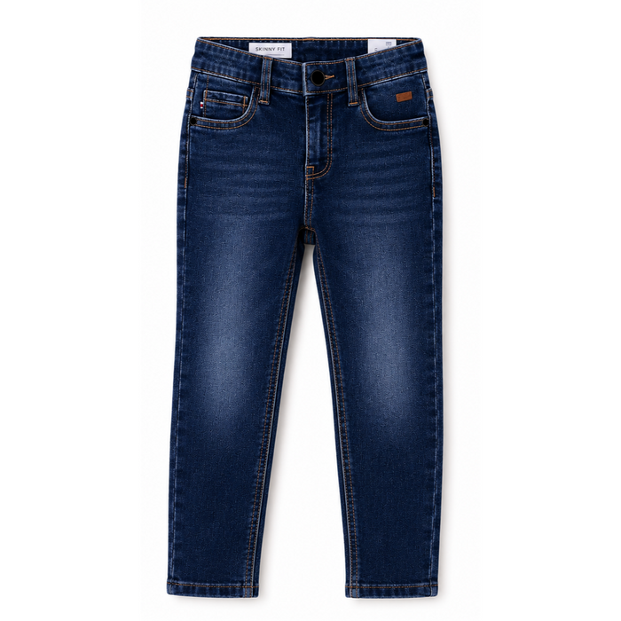 Mayoral - Little Girls Denim Skinny Fit Pants Dark Blue