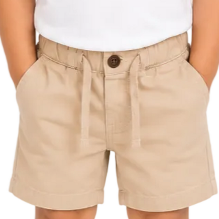Mayoral - Little Boys Chino Shorts Beige Drawstring