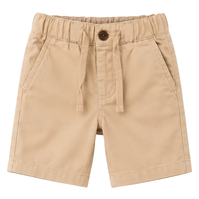 Mayoral - Little Boys Chino Shorts Beige Drawstring