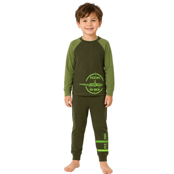 Mayoral - Little Boys Pyjama Set Army Green
