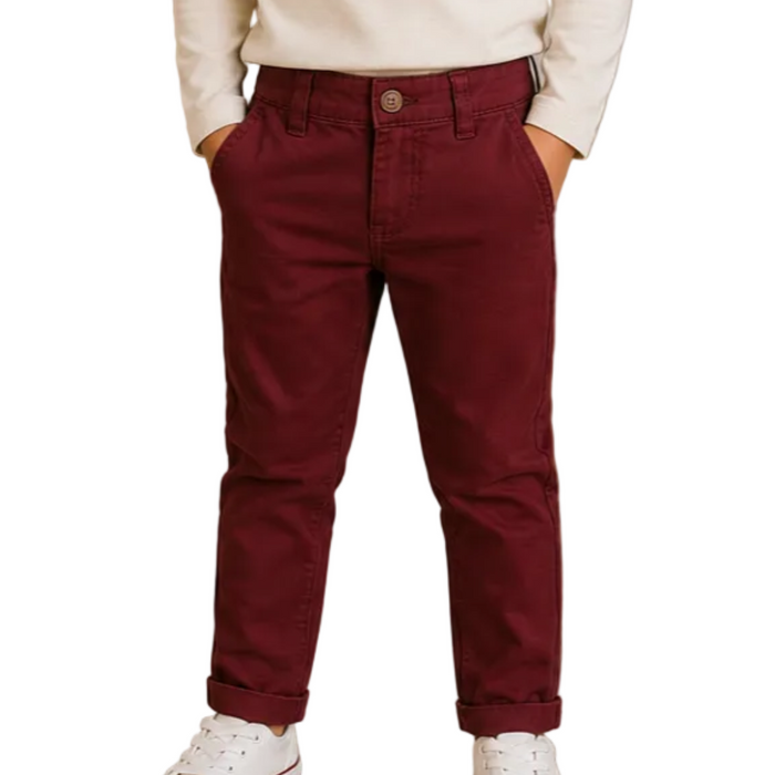 Mayoral - Little Boys Chino Red Wine