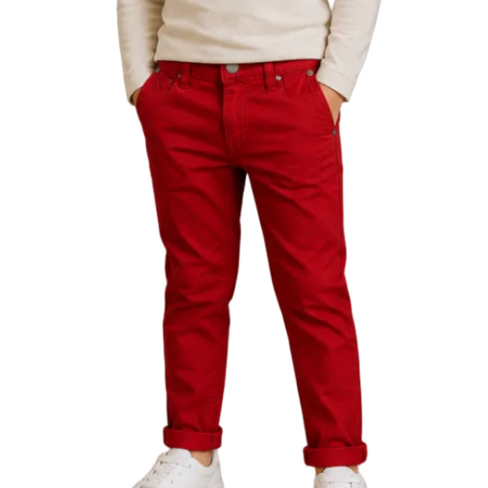 Mayoral - Little Boys Slim Fit Pants Red