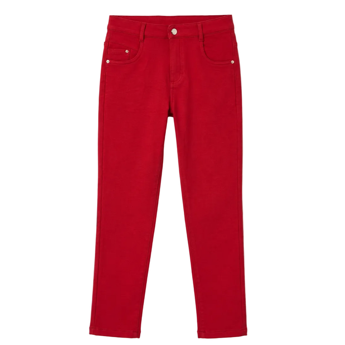 Mayoral - Big Girls Stretchable Pants Red