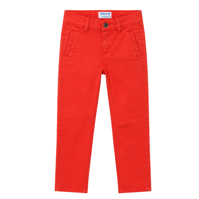 Mayoral - Little Boys Chino Red Orange