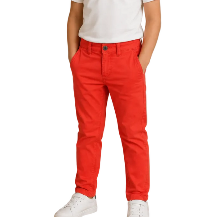 Mayoral - Little Boys Chino Red Orange