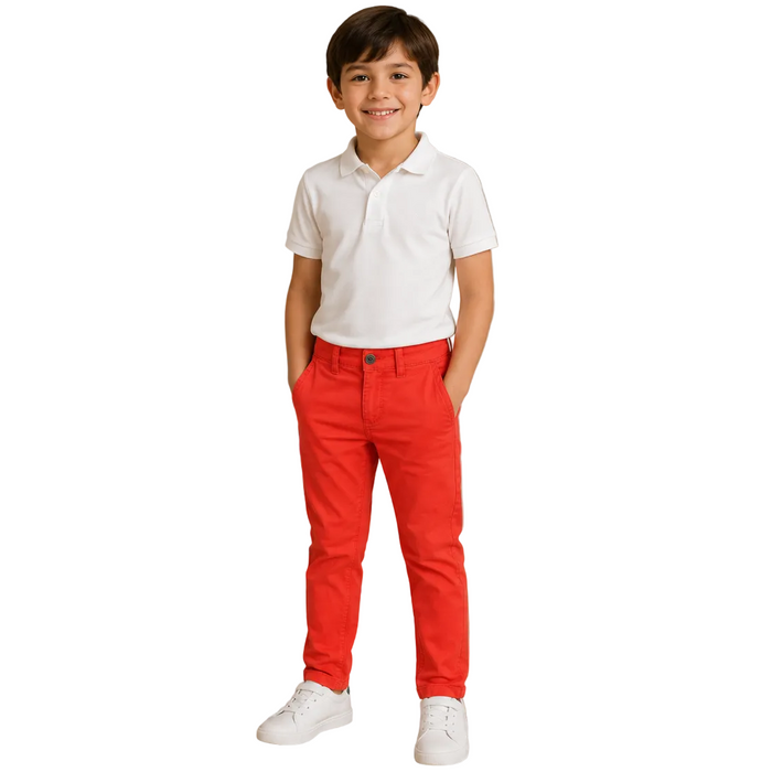 Mayoral - Little Boys Chino Red Orange
