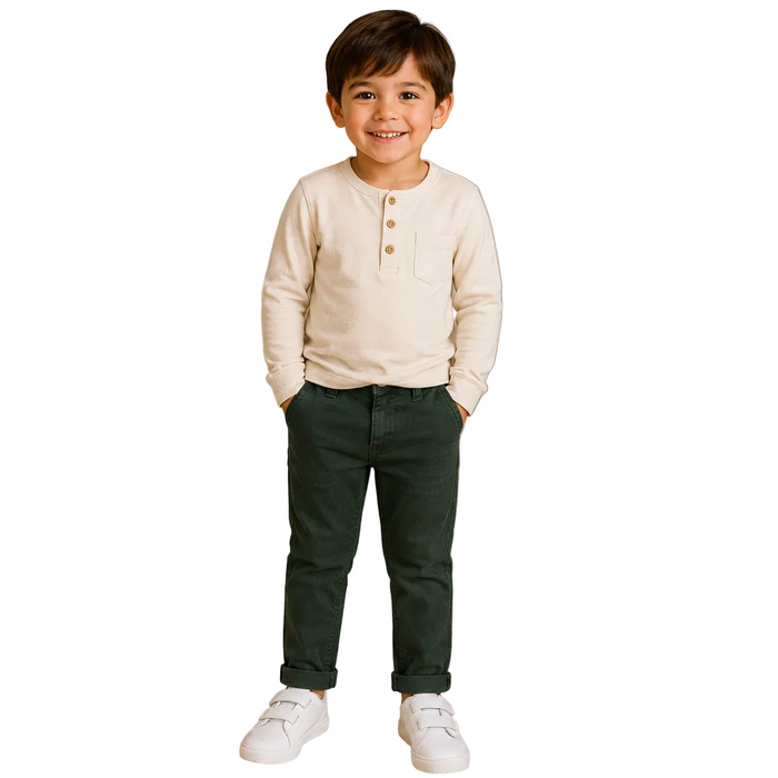 Mayoral - Little Boys Chino Forest Green
