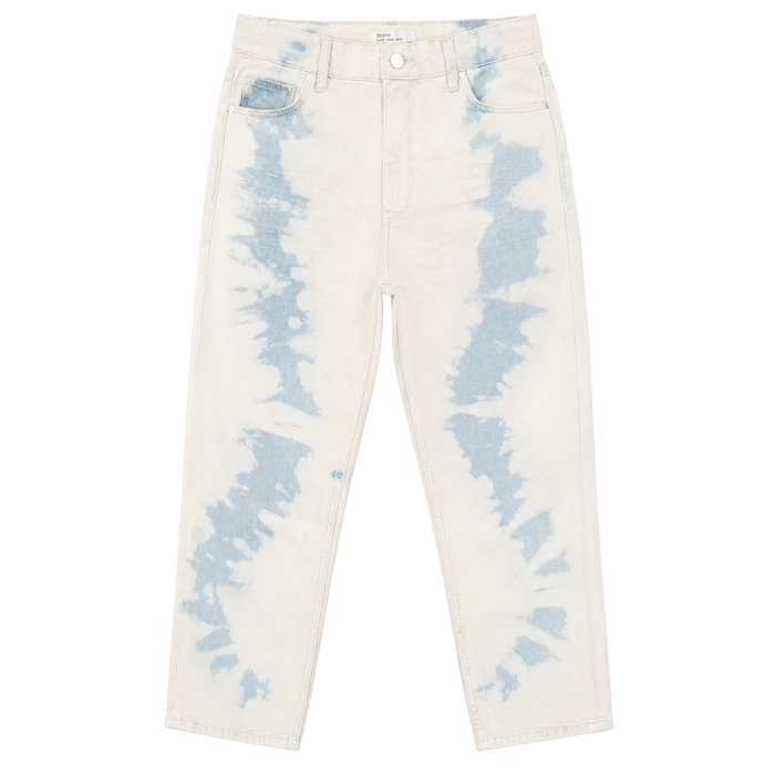 Bershka - Tie-dye Jeans Straight Cropped (36)