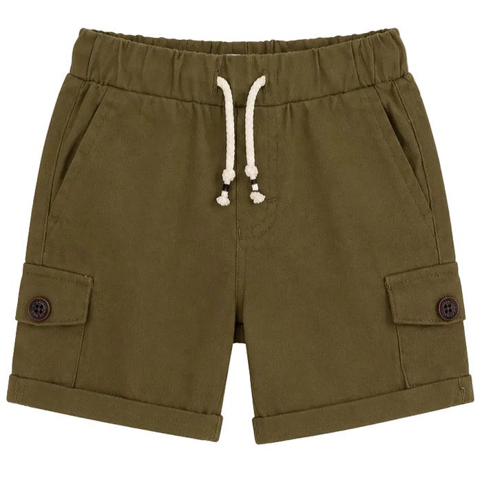 Mayoral - Little Boys Solid Drawstring Shorts Army Green
