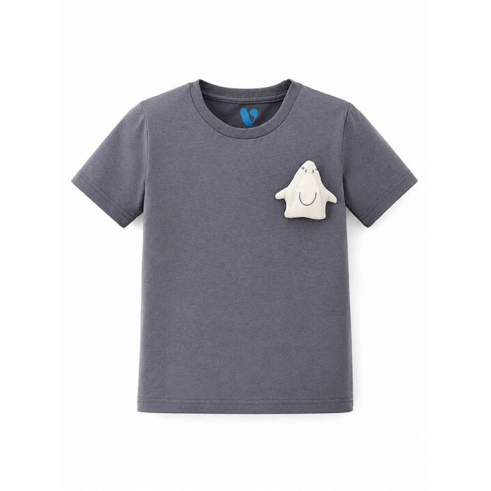 V by Very - Shark 3D Effect T-Shirt (2-3Y)