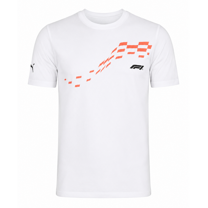 Formula 1 Men F1 LS Graphic T-Shirt White