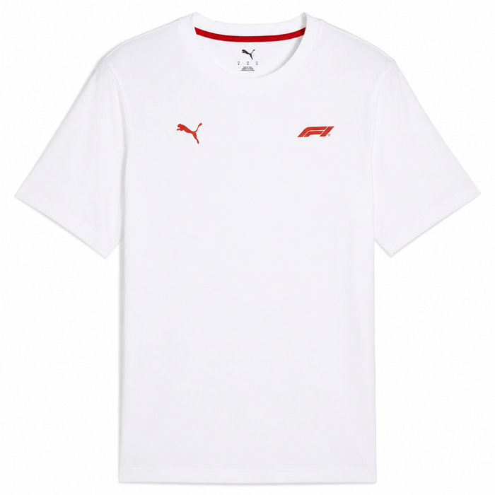 Formula 1 Men F1 FW Small Logo T-Shirt White