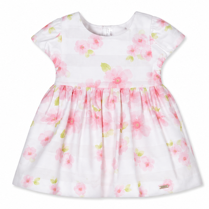 Mayoral - Little Girls Floral Print Short Sleeve Dress