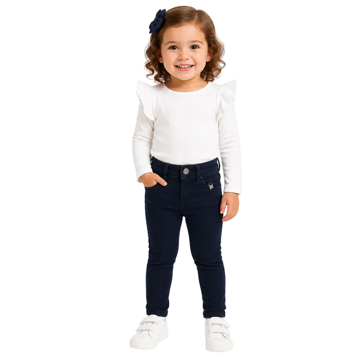 Mayoral - Little Girls Skinny Jeans Navy Blue