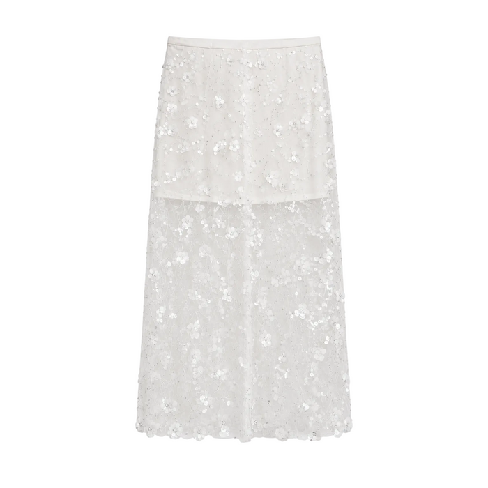 V by Very - Crystal Sequin Beaded Skirt (16)