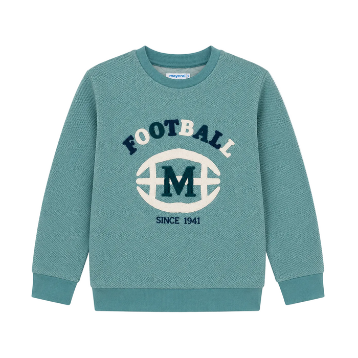 Mayoral - Little Boys Jacket Football Design Blue Green