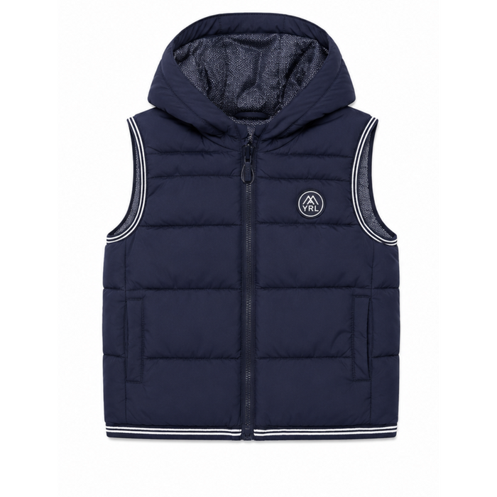 Mayoral - Little Boys Sleeveless Hooded Puffer Jacket Vest