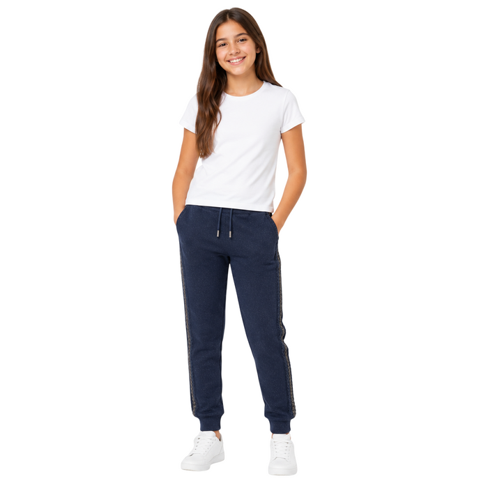 Mayoral - Big Girls Jogger Pants Navy Blue