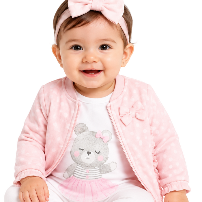 Mayoral - 2-Pc Set Zipper Jacket and White Shirt