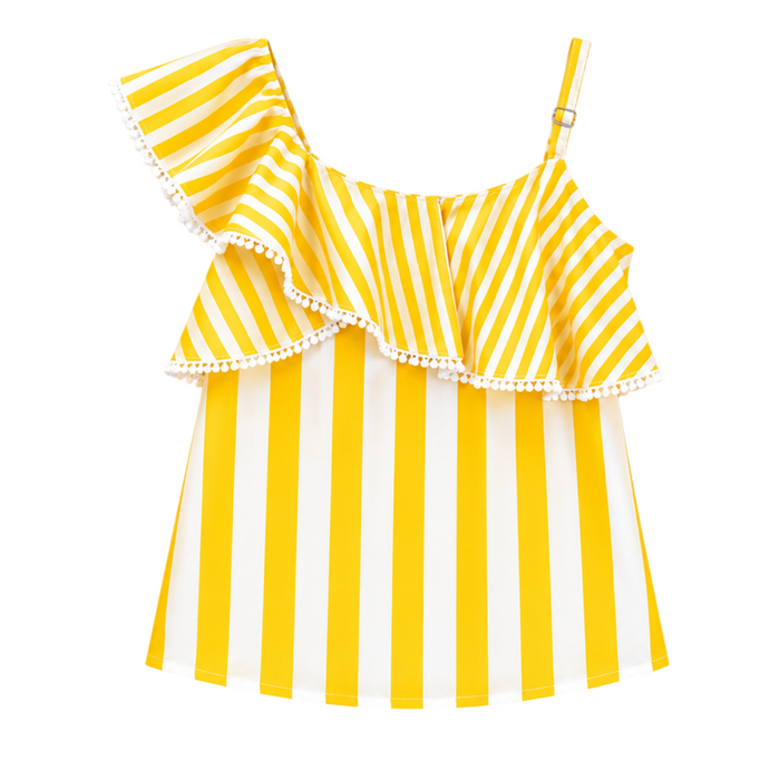 Mayoral - Big Girls Yellow Blouse Top