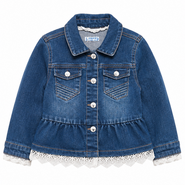 Mayoral - Little Girls Denim Jacket