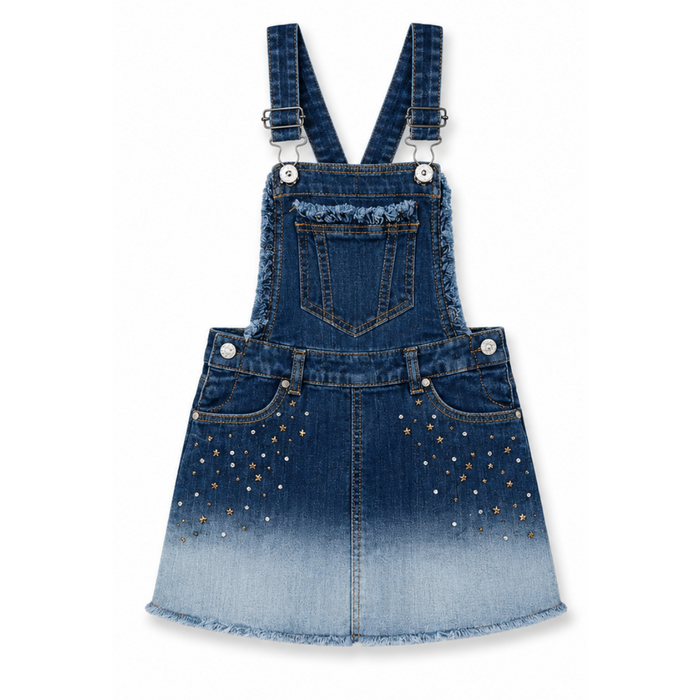Mayoral - Little Girls Sleeveless Denim Dress