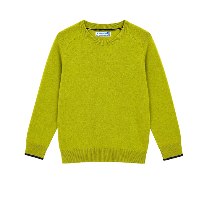 Mayoral - Little Boys Long Sleeve Sweater Yellow Green