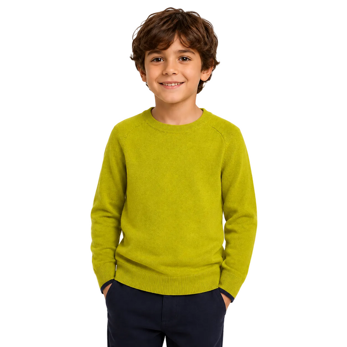 Mayoral - Little Boys Long Sleeve Sweater Yellow Green