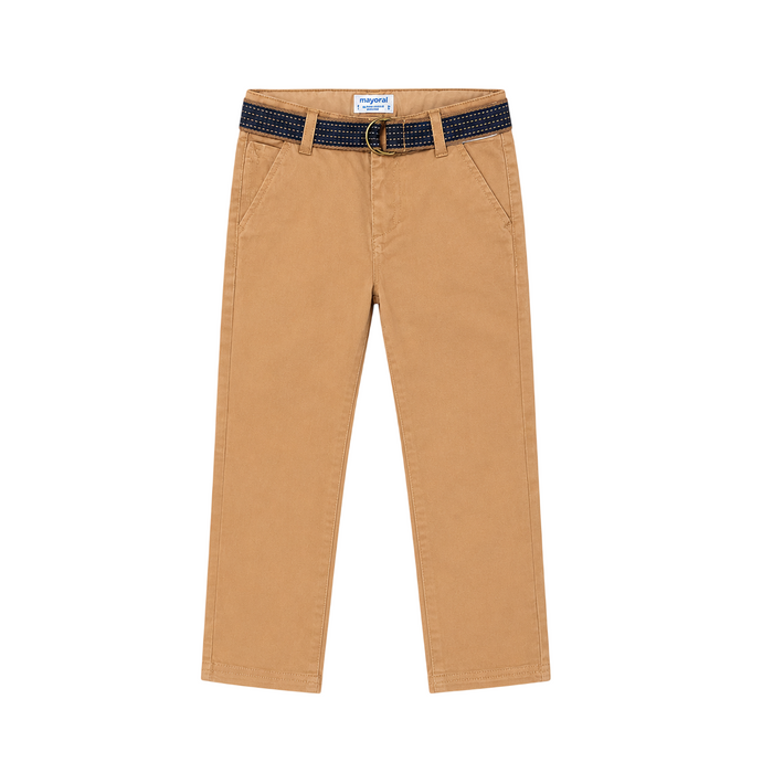 Mayoral - Little Boys Chino Bronze with Belt