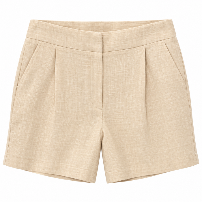 V by Very Beige Linen Blend Shorts