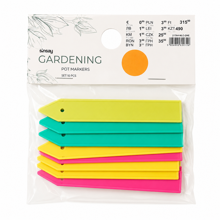 Multicolor Pot Markers Set 10-Pcs