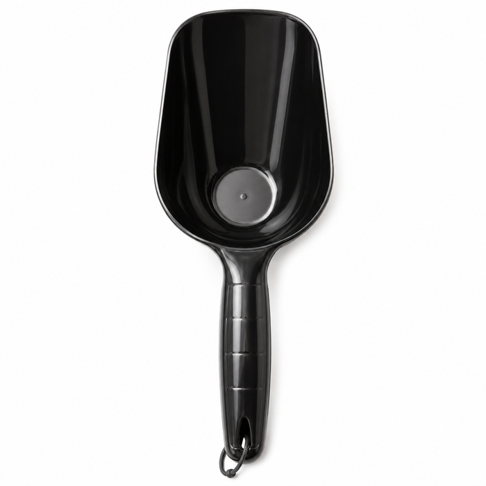 Plastic Hand Scoop Shovel Black