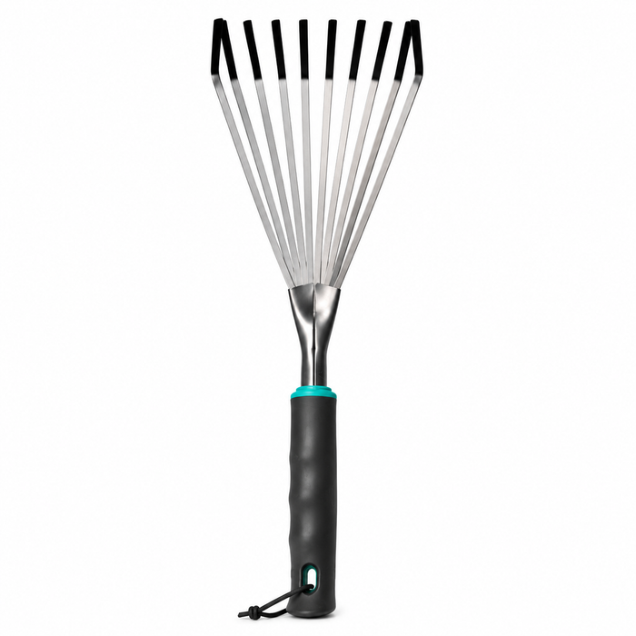 Steel Handheld Garden Rake