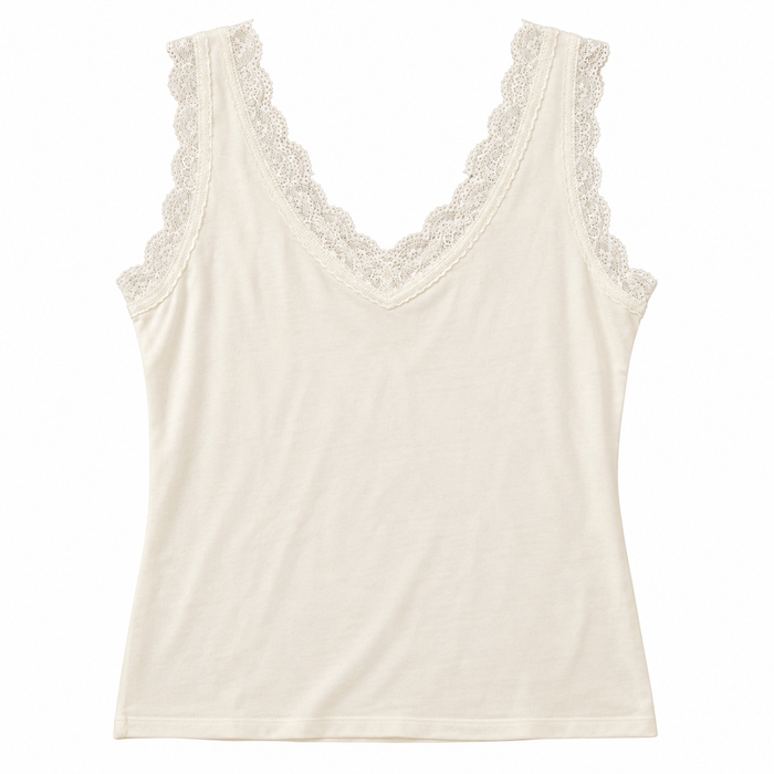 BREAL Lace Ribbed Vest Libby