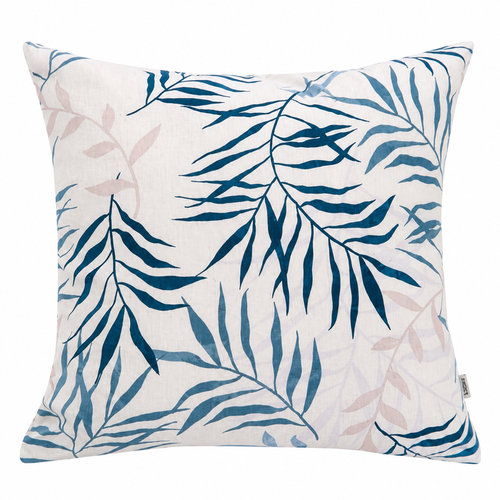 Pillowcase with Tropical Leaf Pattern