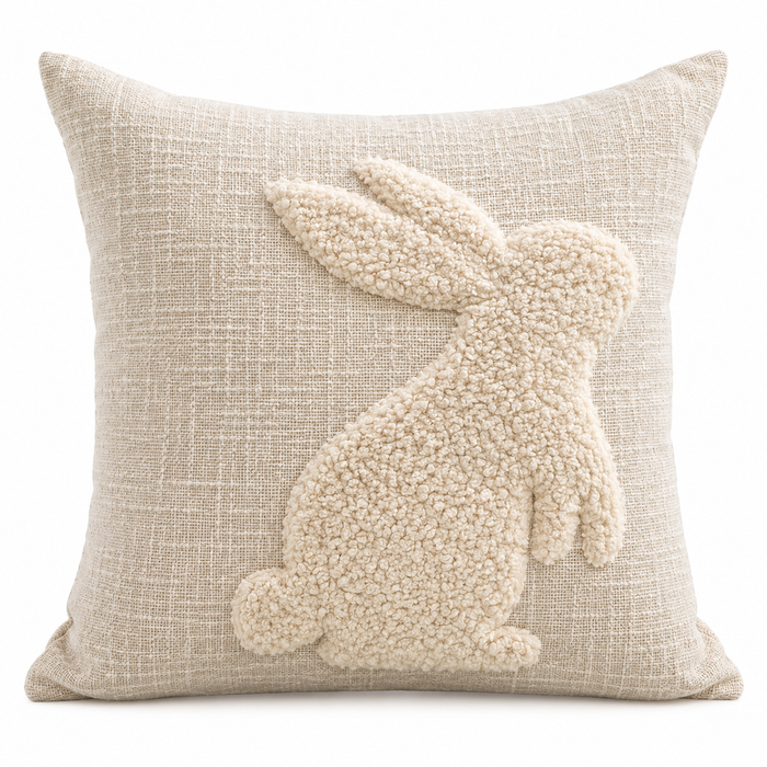 Beige Bunny Pillowcase