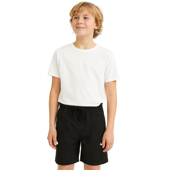 Univibe - Big Boys Stonedale Cargo Short Black (Extra Large)