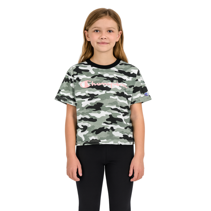 Champion - Big Girls Black Camo