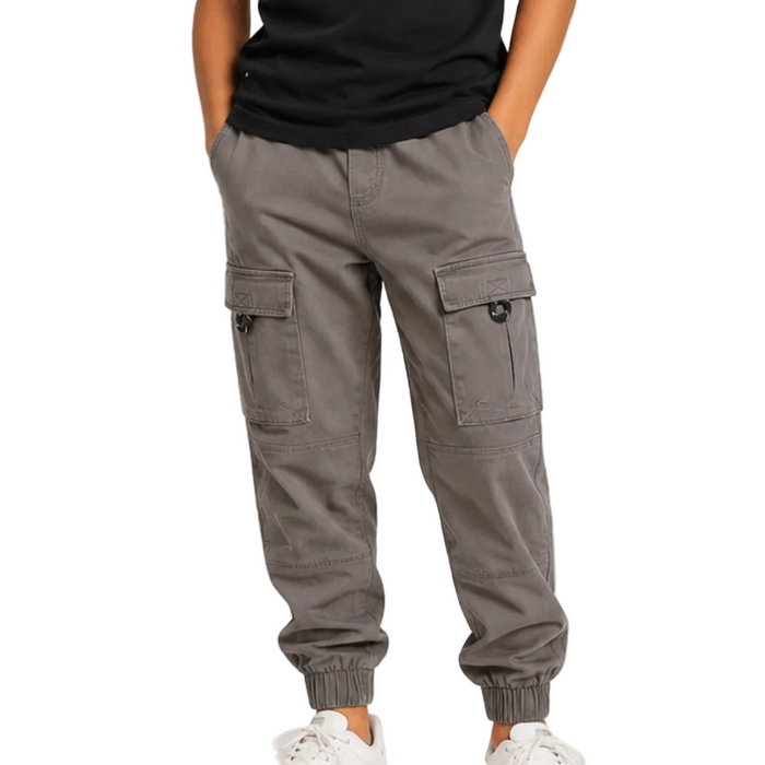 Ring of Fire - Big Boys Cargo Jogger Pants (Large)