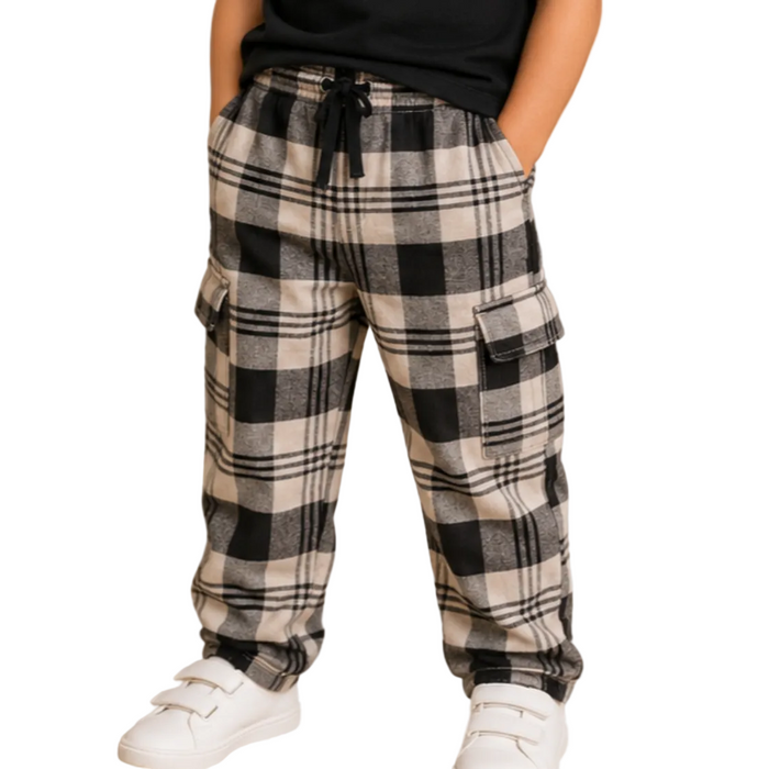 Epic Threads - Little Boys Drawstring Gingham Relax Pants